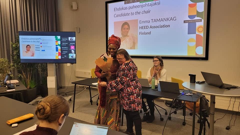 HEED Finland Congratulates Emma Tamankag on Her Re-election as Chairperson of Moniheli ry