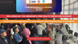 Well-being Day for Immigrants in Oodi, Helsinki: Free Health Checks and Advice
