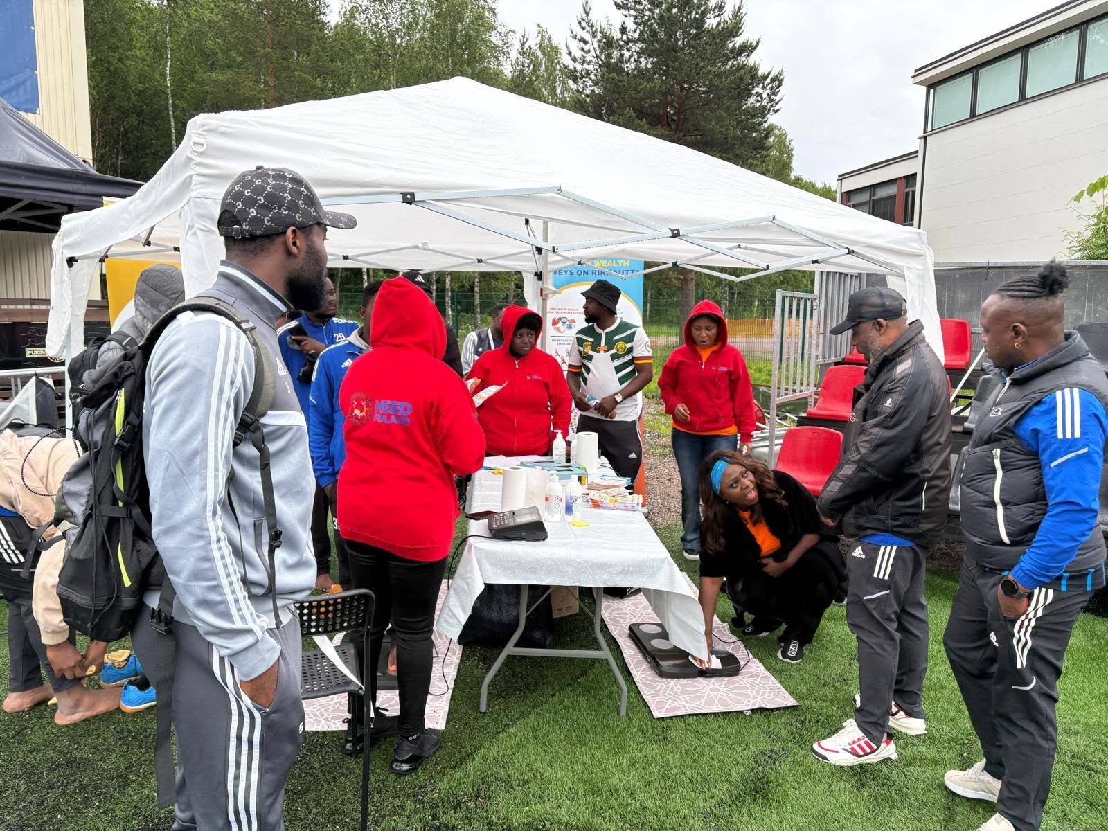 Hyvinvointipäivä Free Spirit Veterans Group Cameroonin kanssa